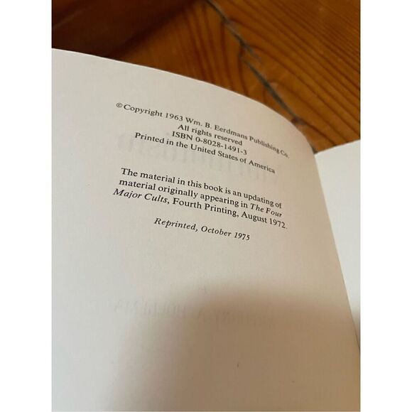 Mormonism By Anthony A. Hoekema - Picture 2 of 4